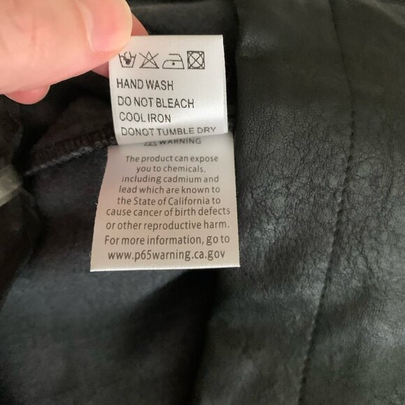 Commense Mini Skirt Womens Large Patent Faux Leather Zipper Party NWT - Picture 9 of 9